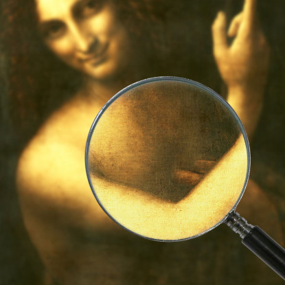 San Giovanni Battista Leonardo Da Vinci ldv3 quadro stampato su tela