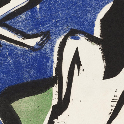 Coppia Al Bagno 1910 Di The Ernst Ludwig Kirchner elk7 quadro stampato su tela