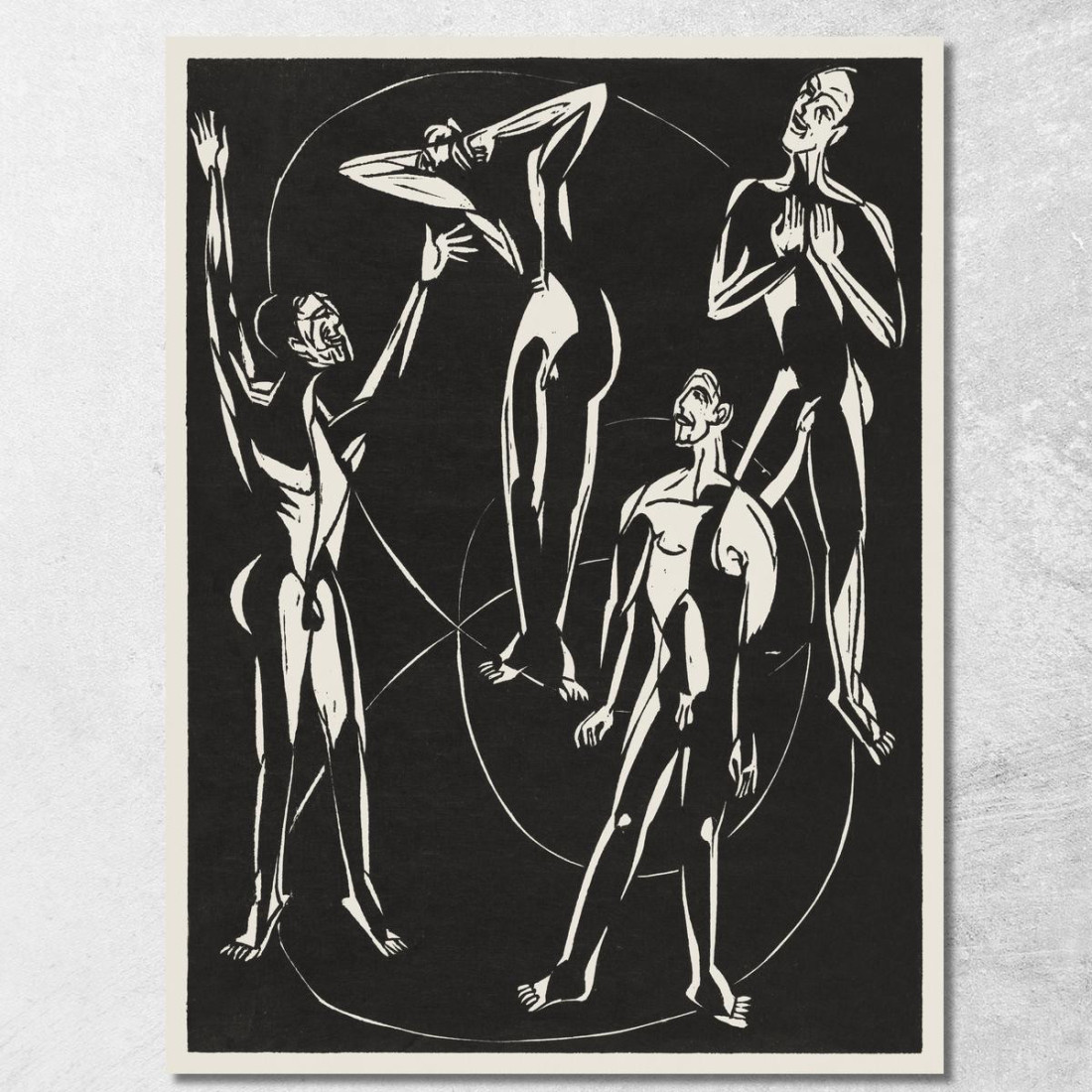 Sentimenti 1937 Ernst Ludwig Kirchner elk51 quadro stampato su tela