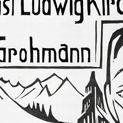 Prospetto Per L'Opera Ernst Ludwig Kirchner elk107 quadro stampato su tela