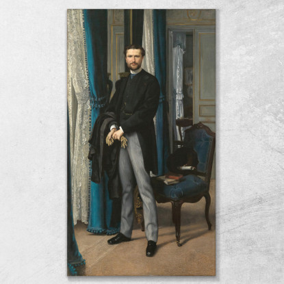 Edgar-Aimé Seillière James Tissot jts21 quadro stampato su tela