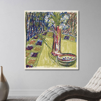 Natura Morta 1907 Ernst Ludwig Kirchner elk123 quadro stampato su tela