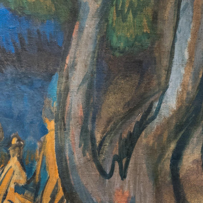 Nuotatori Sulla Spiaggia Di Fehmarn Ernst Ludwig Kirchner elk130 quadro stampato su tela