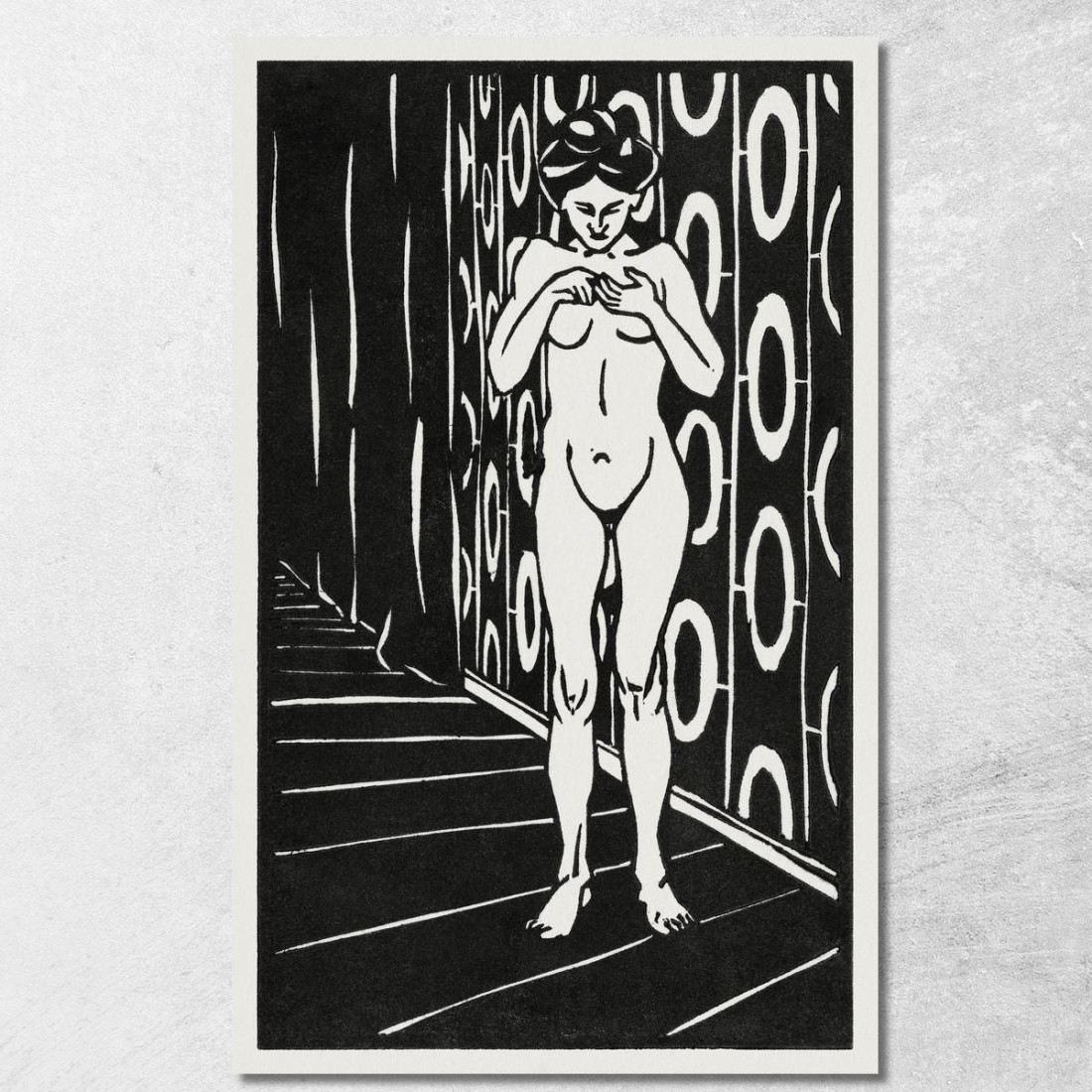 Il Gioco Delle Dita 1905 Ernst Ludwig Kirchner elk132 quadro stampato su tela