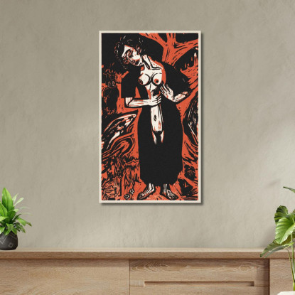 Il Suicidio 1921 Ernst Ludwig Kirchner elk138 quadro stampato su tela