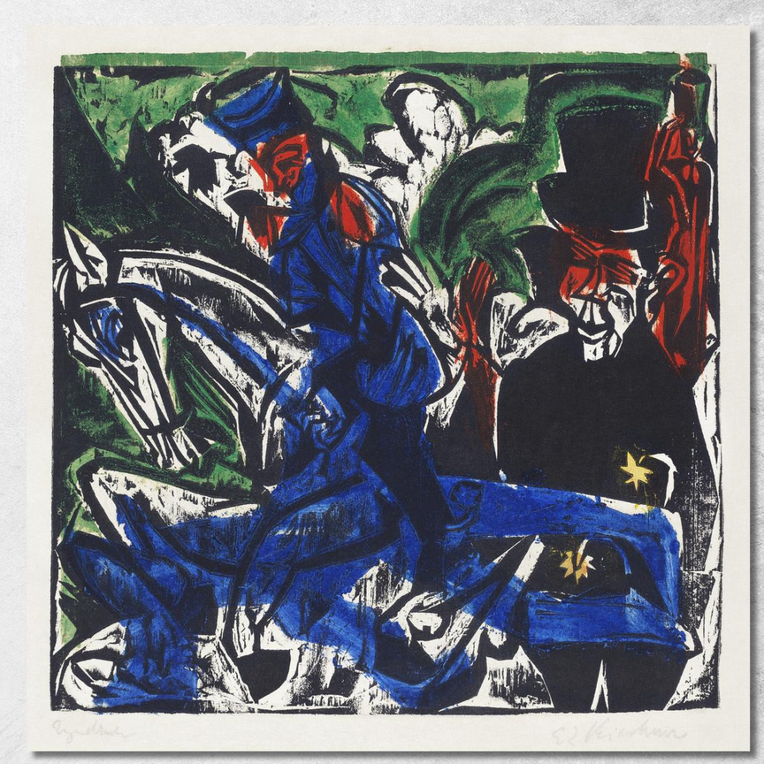L'Histoire Merveilleuse De Peter Schlemihl Schlemihl Rencontre Le Petit Homme Gris Sur La Route 191 Ernst Ludwig Kirchner tablea