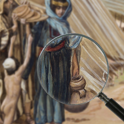 Agar Si Allontana Da Abramo James Tissot jts32 quadro stampato su tela