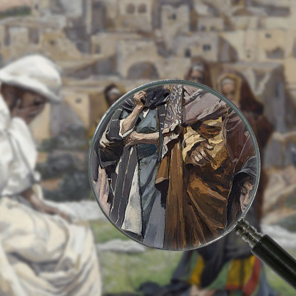 Gesù Pianse James Tissot jts42 quadro stampato su tela