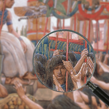 Giuseppe Dimora In Egitto James Tissot jts48 quadro stampato su tela