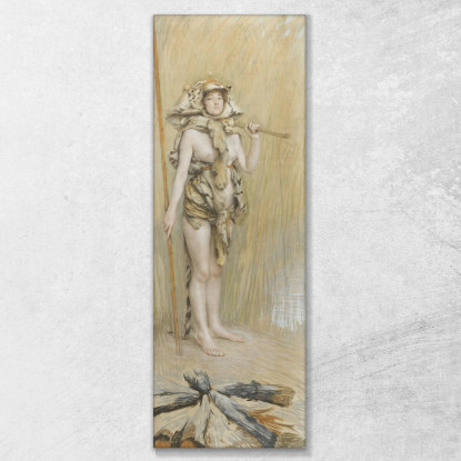 La Donna Preistorica James Tissot jts53 quadro stampato su tela