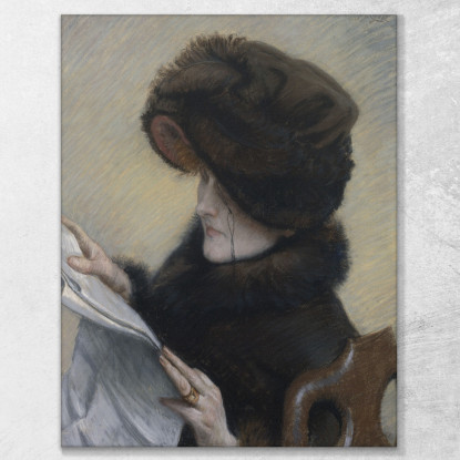 La Luce Di Lettura James Tissot jts55 quadro stampato su tela