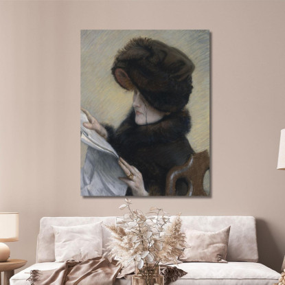 La Luce Di Lettura James Tissot jts55 quadro stampato su tela