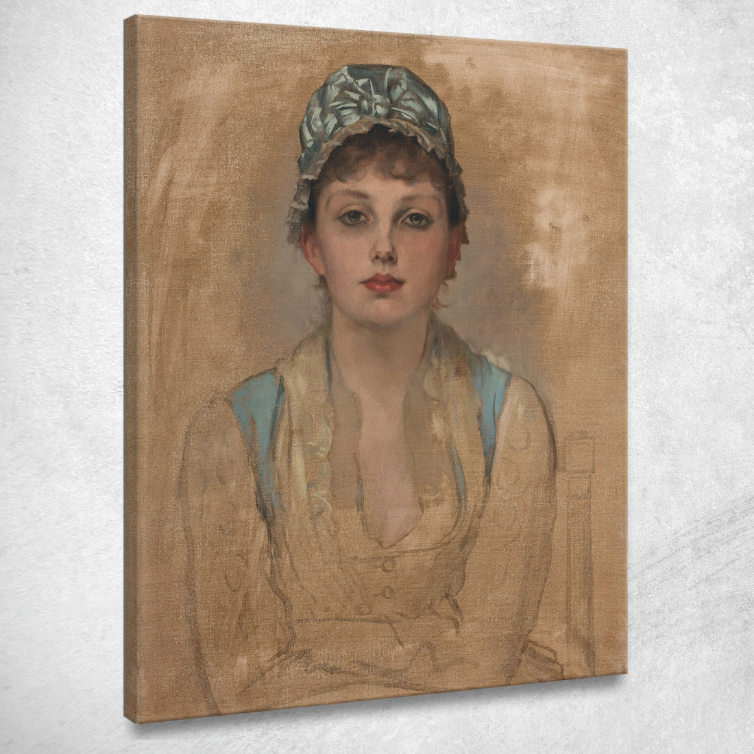 Ritratto Di Kathleen Newton James Tissot jts74 quadro stampato su tela