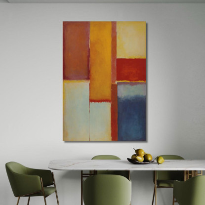 Terra E Cielo In Contrasto Reinterpretazione Mark Rothko irhk8 quadro stampato su tela