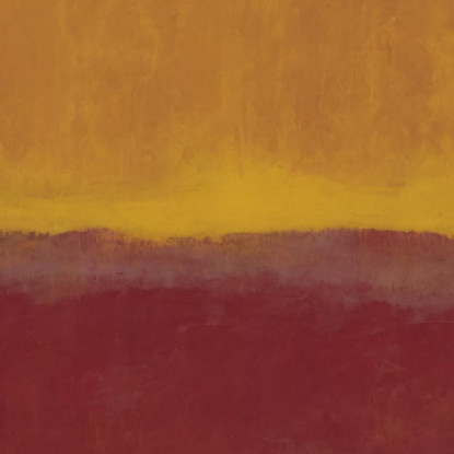 Giallo Rosso E Ruggine Reinterpretazione Mark Rothko irhk23 quadro stampato su tela