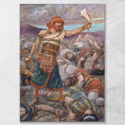 Sansone Uccide Mille Uomini James Tissot jts91 quadro stampato su tela