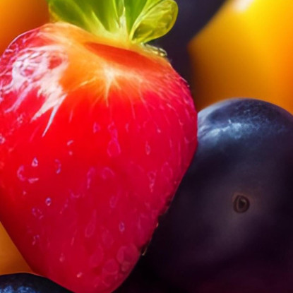 Quadro Moderno Macedonia Di Frutta E Formaggio foo78 quadro stampato su tela