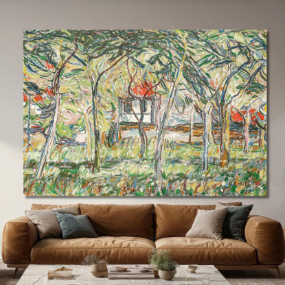 Giardino A Soest Christian Rohlfs cro30 quadro stampato su tela
