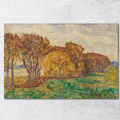 Paesaggio Autunnale Christian Rohlfs cro41 quadro stampato su tela