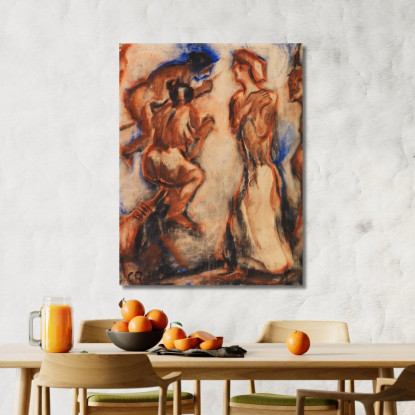 Cavalcata Delle Streghe Christian Rohlfs cro43 quadro stampato su tela