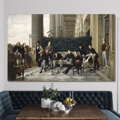Il Cerchio Della Rue Royale James Tissot jts113 quadro stampato su tela
