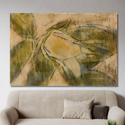 Bocciolo Di Magnolia Christian Rohlfs cro55 quadro stampato su tela
