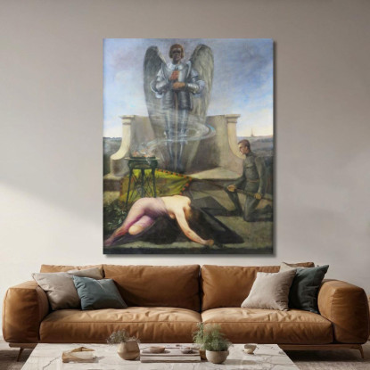 Omaggio A Un Monumento Eroico Eduard Veith evt5 quadro stampato su tela