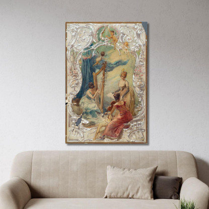 Canto Eduard Veith evt9 quadro stampato su tela