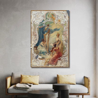 Canto Eduard Veith evt9 quadro stampato su tela