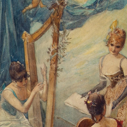 Canto Eduard Veith evt9 quadro stampato su tela