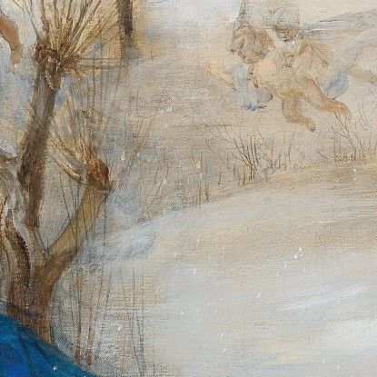 Madonna E Bambino Circondati Da Angeli Eduard Veith evt13 quadro stampato su tela