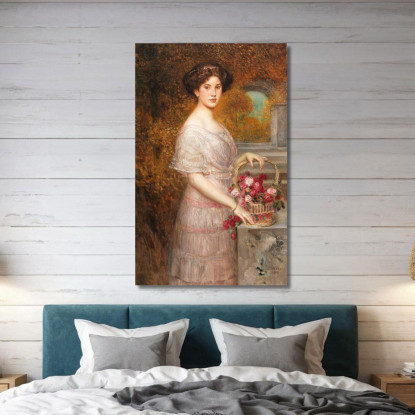 Ritratto Di Annie Sussanka Eduard Veith evt21 quadro stampato su tela