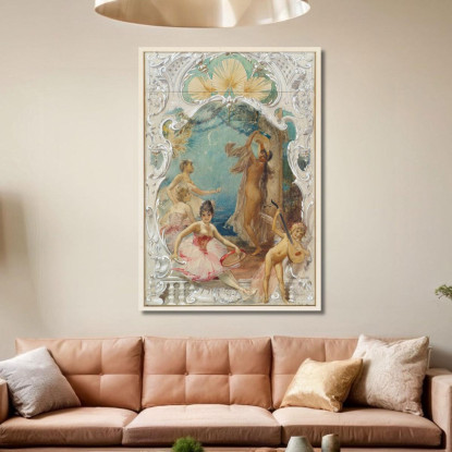 Danza Eduard Veith evt24 quadro stampato su tela