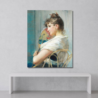 Il Ventaglio Giapponese Eduard Veith evt26 quadro stampato su tela