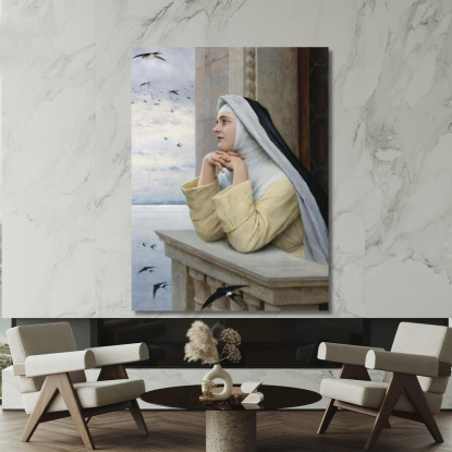 Le Creature Di Dio Eugen von Blaas evb36 quadro stampato su tela