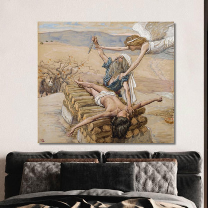 L'Offerta Di Abramo James Tissot jts129 quadro stampato su tela
