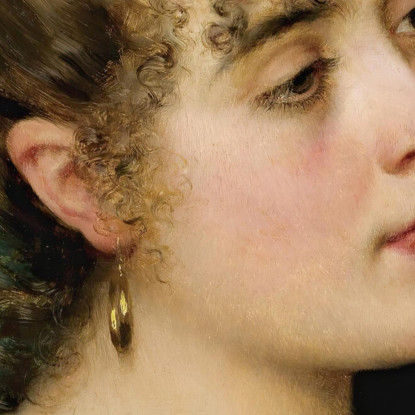 La Bella Veneziana Eugen von Blaas evb45 quadro stampato su tela