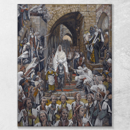 La Processione Per Le Strade Di Gerusalemme James Tissot jts130 quadro stampato su tela