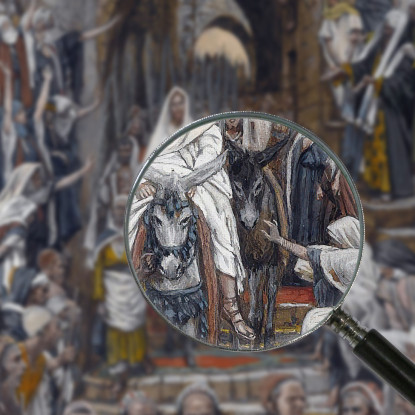 La Processione Per Le Strade Di Gerusalemme James Tissot jts130 quadro stampato su tela