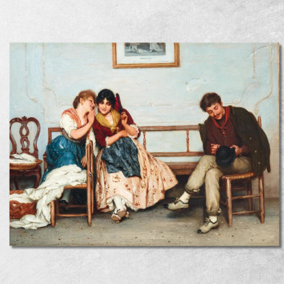 Segreti 2 Eugen von Blaas evb56 quadro stampato su tela