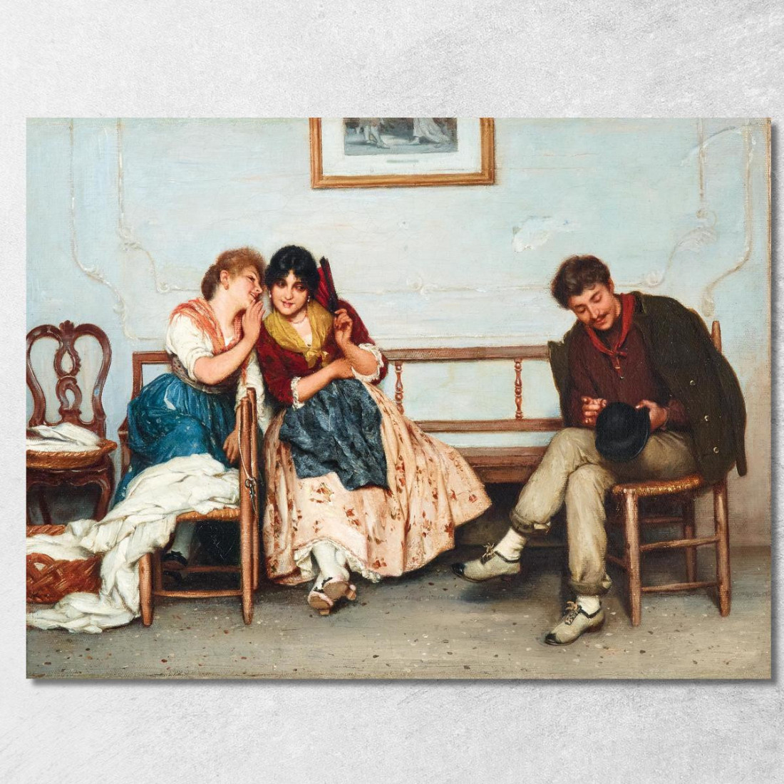 Segreti 2 Eugen von Blaas evb56 quadro stampato su tela