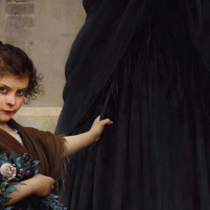 Semper Vivit Amor Eugen von Blaas evb58 quadro stampato su tela