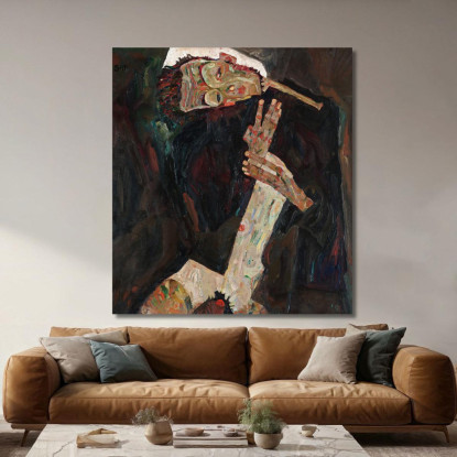 Il Lirico Egon Schiele esh6 quadro stampato su tela