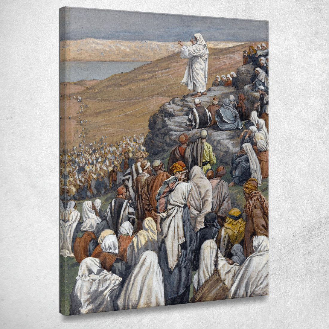 Il Sermone Delle Beatitudini James Tissot jts138 quadro stampato su tela