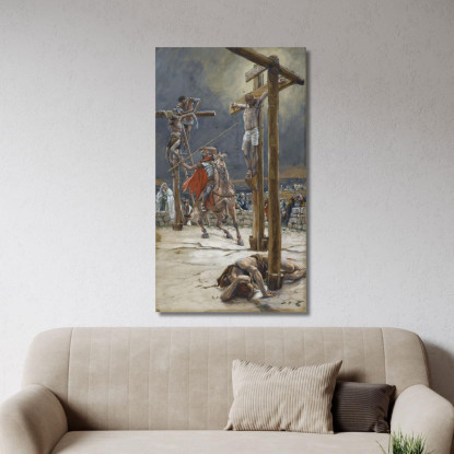 Il Colpo Di Lancia James Tissot jts141 quadro stampato su tela