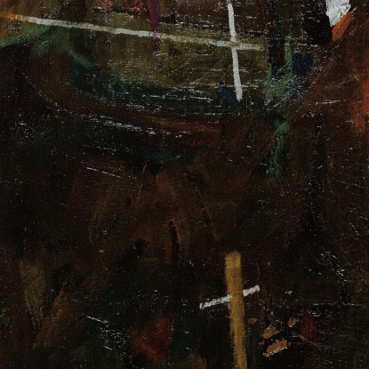 Paesaggio Con Corvo Egon Schiele esh83 quadro stampato su tela