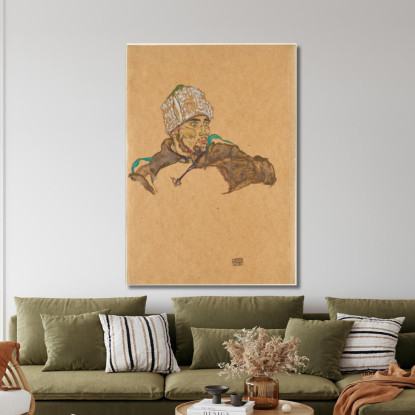 Prigioniero Di Guerra Russo Egon Schiele esh139 quadro stampato su tela