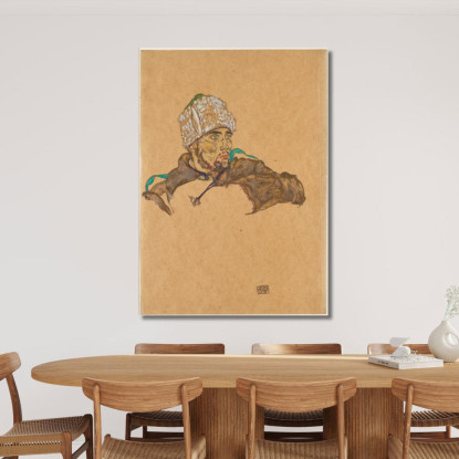 Prigioniero Di Guerra Russo Egon Schiele esh139 quadro stampato su tela