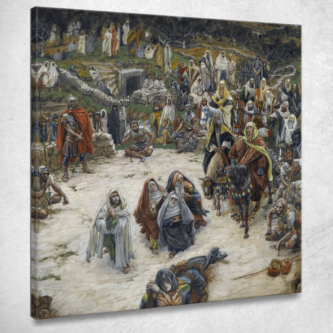 Ciò Che Nostro Signore Vide Dalla Croce James Tissot jts157 quadro stampato su tela