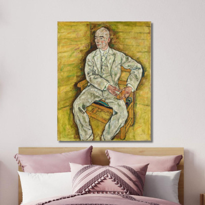 Victor Ritter Von Bauer Egon Schiele esh202 quadro stampato su tela